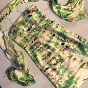 JS Collection Nordstrom FREE WRAP unique dress